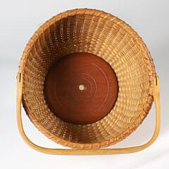 Sherwin Boyer Round Swing Nantucket Basket