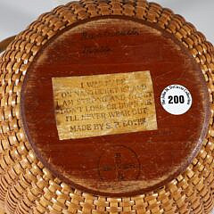 Sherwin Boyer Round Swing Nantucket Basket