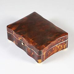 British Regency Antique Tortoiseshell Box, 19th Century
