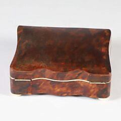 British Regency Antique Tortoiseshell Box, 19th Century