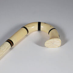 Whaler Made C-Grip Cane, 19th Century