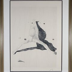 Salvador Dali Gouache and Pencil "Le Christ" By Anthony Tetro pencil signed under mat "H.C." matted and framed