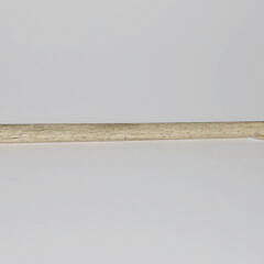 Whaler Made Clenched Fist Atop a Carved Shirt Cuff Walking Stick, 19th Century