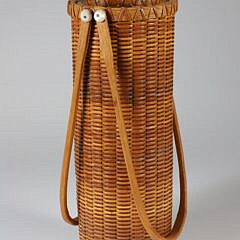Paul Willer Tall Double Swing Handle Nantucket Basket, circa 2005