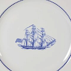 Spode Trade Winds Blue and White Nautical Dinner Service