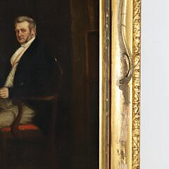 Antique Oil on Canvas “Portrait of John Sherman”, circa 1847