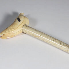 Whaler Made Peace Cane, 19th Century