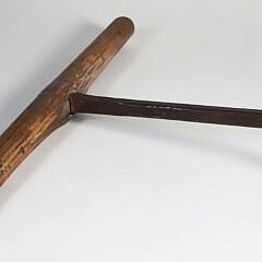 Iron and Wood Gaff Hook, 19th Century