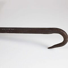 Iron and Wood Gaff Hook, 19th Century