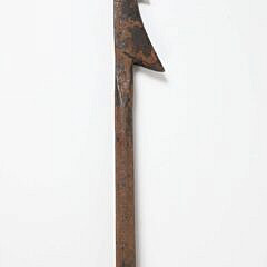 Cast Iron Double Flue Harpoon, 19th Century