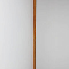 Whaler Made Clenched Fist Holding Ball Walking Stick, 19th Century