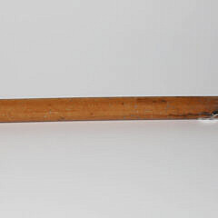Whaler Made Clenched Fist Holding Ball Walking Stick, 19th Century