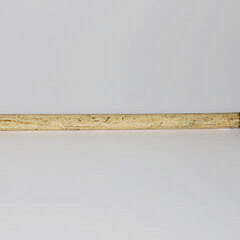 Whaler Made Clenched Fist Walking Stick, 19th Century