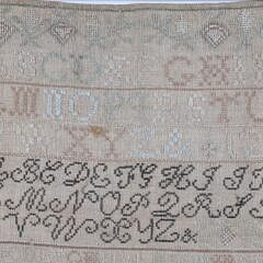 Harriez A. Thomas Sampler “Wrought in the 12th Year of Her Age 1810”