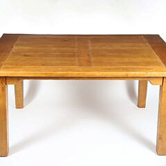 Modern Hepplewhite Style Extension Leaf Dining Table