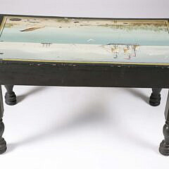 Ralph and Martha Cahoon Low Table with Painted Decoration of a Cape Cod Seascape
