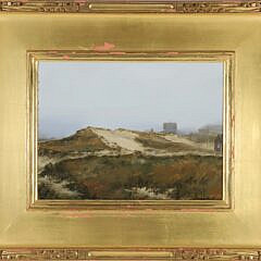 Lori Zummo Oil on Board Landscape "Fogged On"