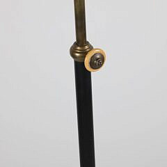 Vintage Patina Bronze Adjustable Floor Lamp with Hand Grip