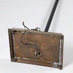 Vintage Patina Bronze Adjustable Floor Lamp with Hand Grip