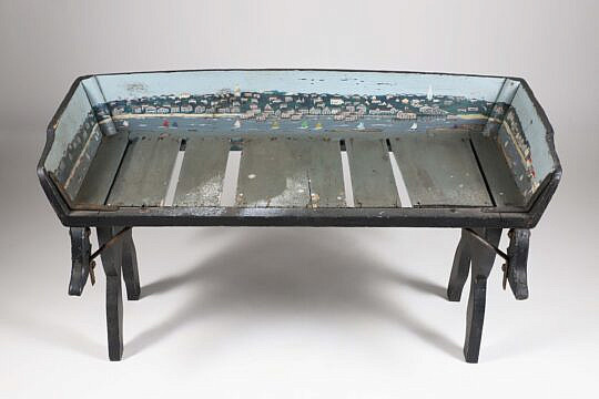 Gerry Schiender Decorated Buggy Bench