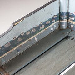 Gerry Scheide “Nantucket Harbor View” Decorated Antique Buggy Bench