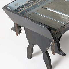 Gerry Scheide “Nantucket Harbor View” Decorated Antique Buggy Bench