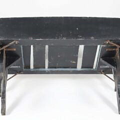 Gerry Scheide “Nantucket Harbor View” Decorated Antique Buggy Bench