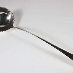 George III Sterling Silver Soup Ladle, Mark of Thomas & William Chawner, London, 1771