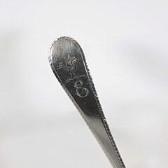 George III Sterling Silver Soup Ladle, Mark of Thomas & William Chawner, London, 1771