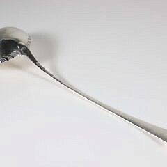 George III Sterling Silver Soup Ladle, Mark of Thomas & William Chawner, London, 1771