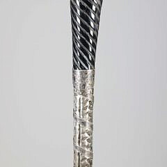 Silver Shaft Walking Stick, 19th Century