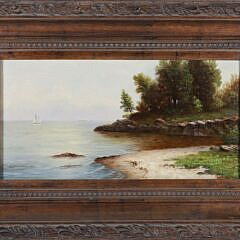 Oil on Canvas "Coastal Seascape"