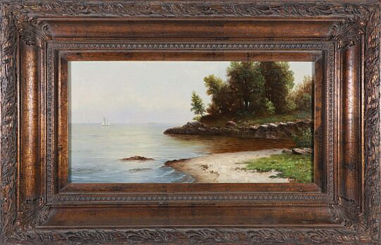 Oil on Canvas "Coastal Seascape"
