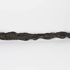 Whaleman Made Antique Whale Ivory Naughty Leg Cane