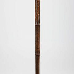 Tiger’s Eye Orb Grip Walking Stick, 19th Century