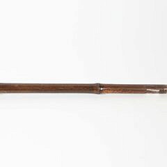 Tiger’s Eye Orb Grip Walking Stick, 19th Century