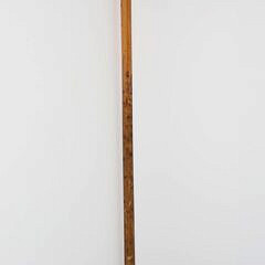 Blue Stone Orb Grip Walking Stick, 19th Century