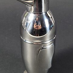 Vintage Small Size Chrome Plated Figural Penguin Cocktail Shaker