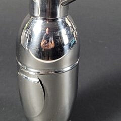 Vintage Small Size Chrome Plated Figural Penguin Cocktail Shaker