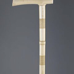 L-Shaped Whale Bone Cane