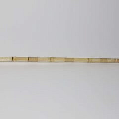 Carved L-Grip Whale Bone Cane, 19th Century