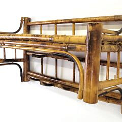 Antique Bamboo Hanging Hat Shelf Coat Rack