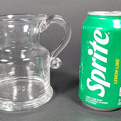 Diminutive Vintage Simon Pearce Handblown Glass Creamer Syrup