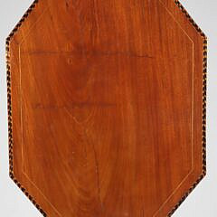 American Federal Mahogany Tilt Top Candle Stand, 19th Century
