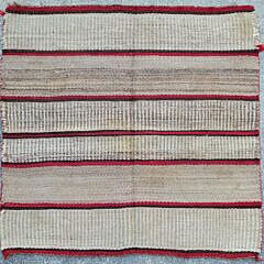 Vintage Navajo Dine Native American Indian Saddle Blanket Weaving