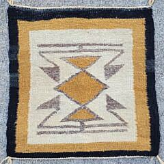 Vintage Diminutive Navajo Dine Native American Indian Weaving