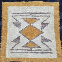 Vintage Diminutive Navajo Dine Native American Indian Weaving