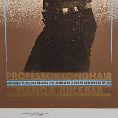 Vintage Professor Longhair Tipitina’s New Orleans Jazz Concert Poster