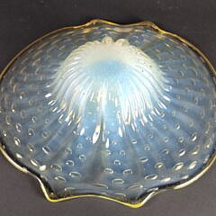 Two Pieces of Mid Century Modern Murano Art Glass