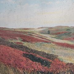 Signed Vintage H. Marshall Gardiner Hancolored Nantucket Photograph “Out in the Moors”